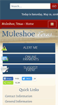 Mobile Screenshot of city-of-muleshoe.com